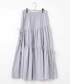 良品！ SEASON STYLE LAB ロングスカート リボン 38サイズ セール】 再生デニムスカート （ロング・マキシ丈スカート