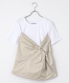 SEASON STYLE LAB / シーズンスタイルラボ カットソー | ビスチェドッキングTEE