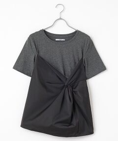 SEASON STYLE LAB / シーズンスタイルラボ カットソー | ビスチェドッキングTEE