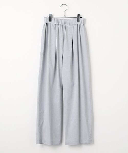 SEASON STYLE LAB/シーズンスタイルラボ ドライタッチワイドパンツ ストライプ M SEASON STYLE LAB/シーズンスタイルラボ ドライタッチワイドパンツ ストライプ M