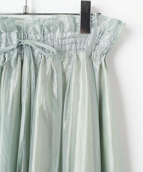 SEASON STYLE LAB / シーズンスタイルラボ ロング・マキシ丈スカート | シアーギャザースカート | 詳細3