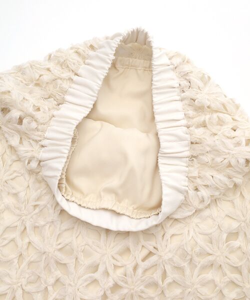 SEASON STYLE LAB / シーズンスタイルラボ ロング・マキシ丈スカート | フラワーレーススカート | 詳細4