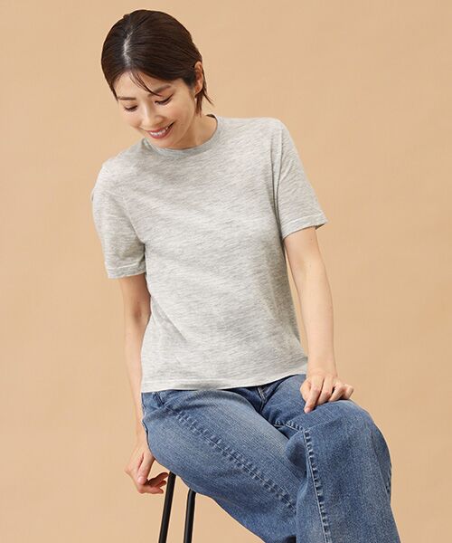 SEASON STYLE LAB / シーズンスタイルラボ ニット・セーター | カシミヤニットTシャツ | 詳細3