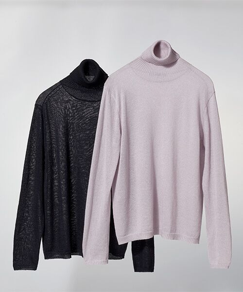 SEASON STYLE LAB / シーズンスタイルラボ ニット・セーター | シアーラメタートルネックセーター | 詳細10