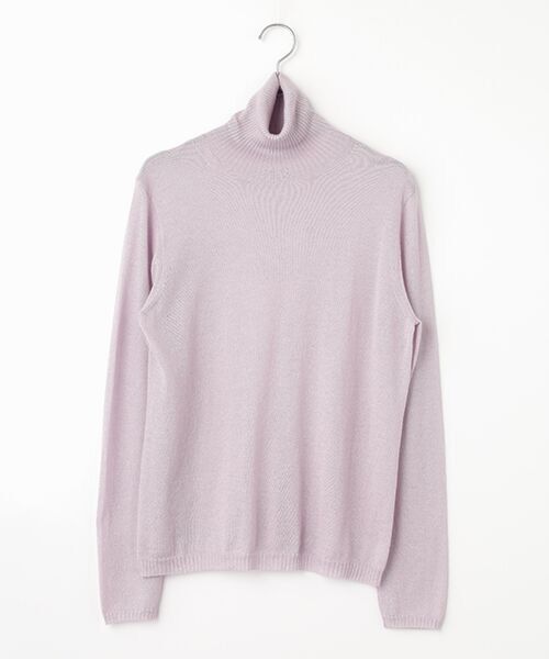 SEASON STYLE LAB / シーズンスタイルラボ ニット・セーター | シアーラメタートルネックセーター | 詳細5