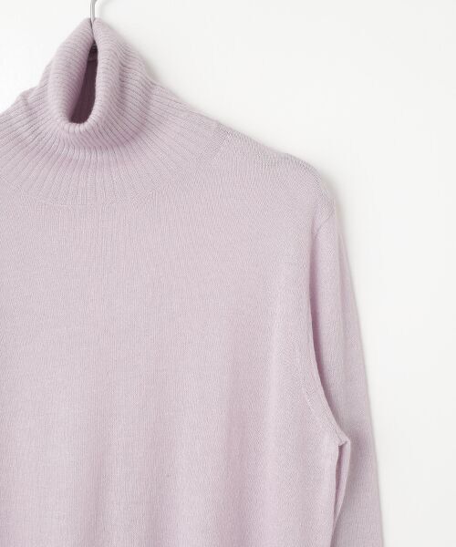 SEASON STYLE LAB / シーズンスタイルラボ ニット・セーター | シアーラメタートルネックセーター | 詳細7