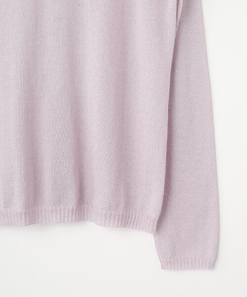 SEASON STYLE LAB / シーズンスタイルラボ ニット・セーター | シアーラメタートルネックセーター | 詳細8