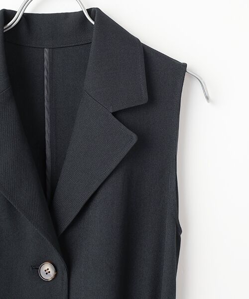 本日限定値下げ　【美品】MARTIN GRANT デニム ロングジレワンピース セール】 ドットワンピース （ロング・マキシ丈ワンピース