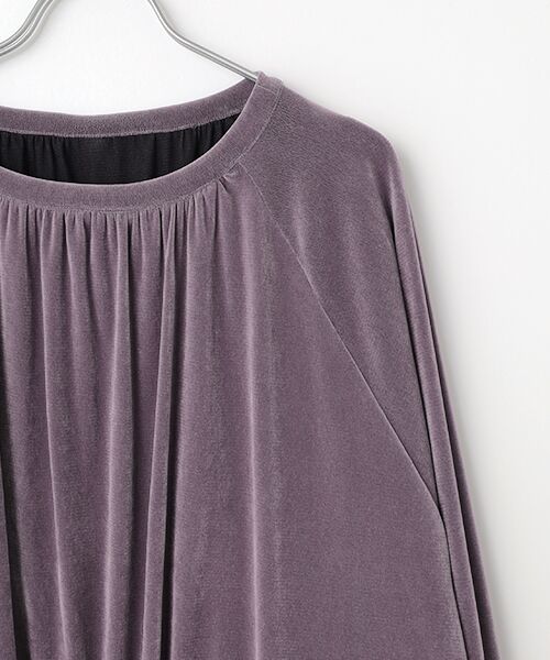 SEASON STYLE LAB / シーズンスタイルラボ カットソー | フロッキーチュールカットソー | 詳細2