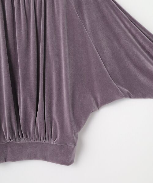 SEASON STYLE LAB / シーズンスタイルラボ カットソー | フロッキーチュールカットソー | 詳細4