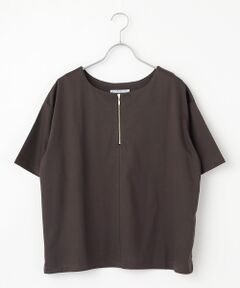 SEASON STYLE LAB / シーズンスタイルラボ カットソー | ハーフジッププルオーバー