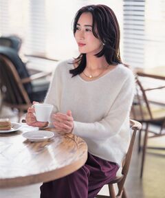 ファー加工プルオーバー