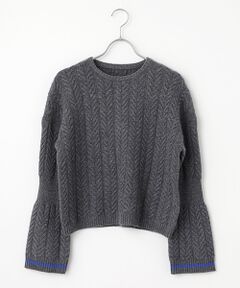 SEASON STYLE LAB / シーズンスタイルラボ ニット・セーター | ベルスリーブプルオーバー