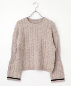 SEASON STYLE LAB / シーズンスタイルラボ ニット・セーター | ベルスリーブプルオーバー