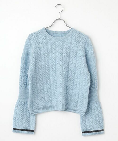 SEASON STYLE LAB / シーズンスタイルラボ ニット・セーター | ベルスリーブプルオーバー | 詳細7