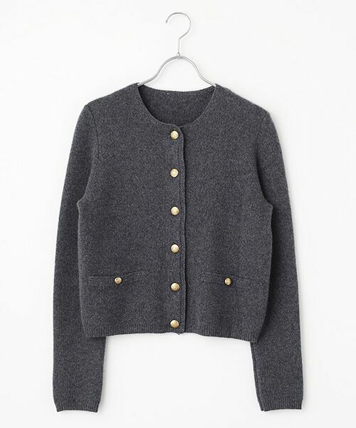 SEASON STYLE LAB / シーズンスタイルラボ ニット・セーター | 金ボタンジャケット | 詳細5