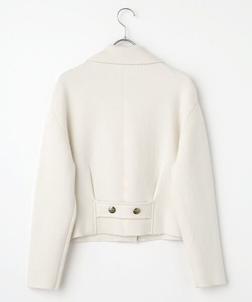 SEASON STYLE LAB / シーズンスタイルラボ ニット・セーター | ダブルフェイスショートジャケット | 詳細1
