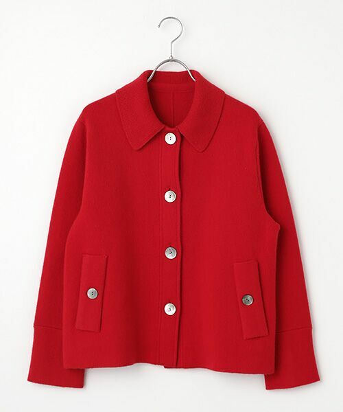 SEASON STYLE LAB / シーズンスタイルラボ ニット・セーター | ダブルフェイスミドル丈コート | 詳細7