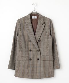 SEASON STYLE LAB / シーズンスタイルラボ テーラードジャケット | グレンチェックジャケット