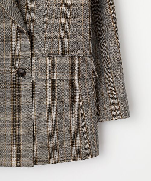 SEASON STYLE LAB / シーズンスタイルラボ テーラードジャケット | グレンチェックジャケット | 詳細3
