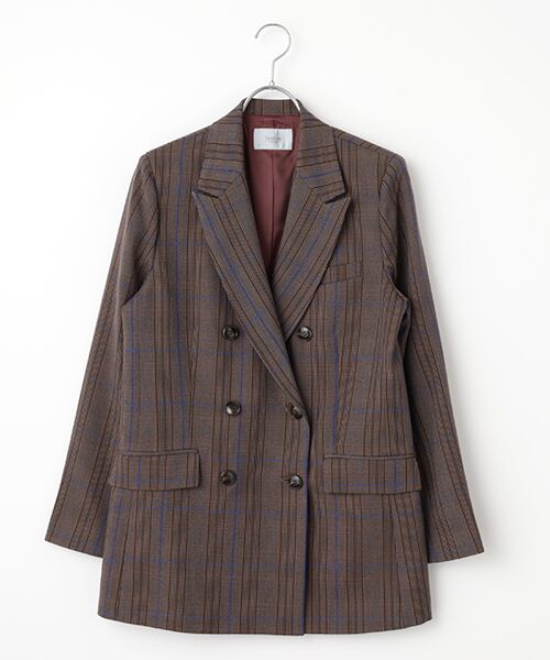 437 新品 五大陸  デルフィノグレンチェック ソフトツィードジャケットBB6 大きいサイズ メンズ ジャケット グレンチェック 2L 3L 4L 5L