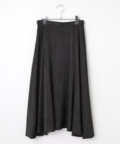 SEASON STYLE LAB / シーズンスタイルラボ ロング・マキシ丈スカート | サテンフレアスカート