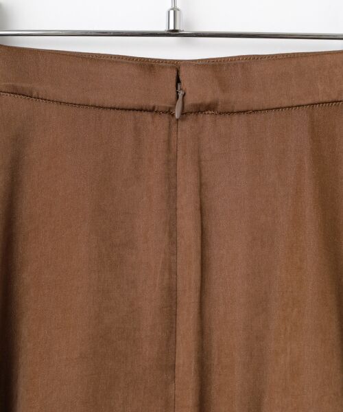SEASON STYLE LAB / シーズンスタイルラボ ロング・マキシ丈スカート | サテンフレアスカート | 詳細5