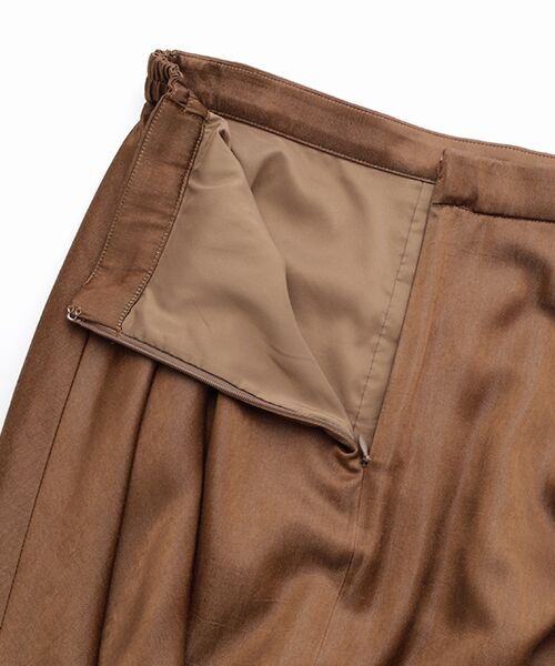 SEASON STYLE LAB / シーズンスタイルラボ ロング・マキシ丈スカート | サテンフレアスカート | 詳細6