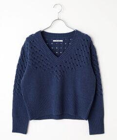 SEASON STYLE LAB / シーズンスタイルラボ ニット・セーター | アイレットニット