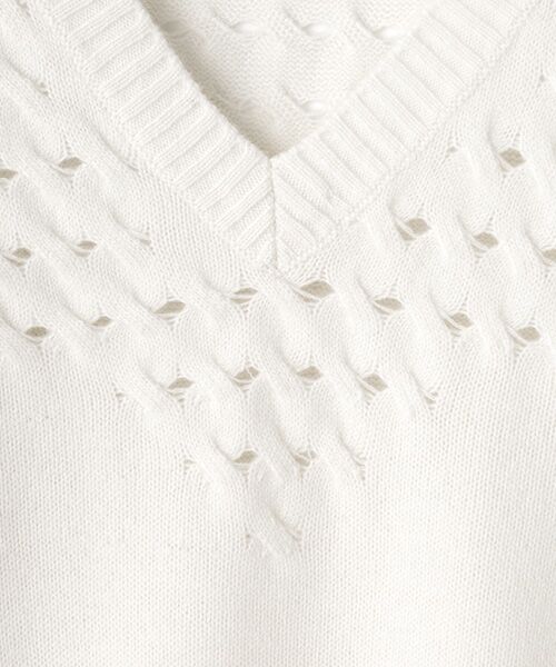 SEASON STYLE LAB / シーズンスタイルラボ ニット・セーター | アイレットニット | 詳細1