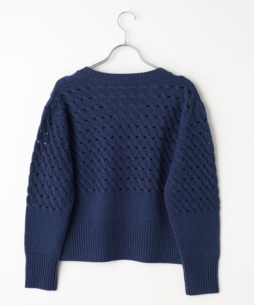 SEASON STYLE LAB / シーズンスタイルラボ ニット・セーター | アイレットニット | 詳細2
