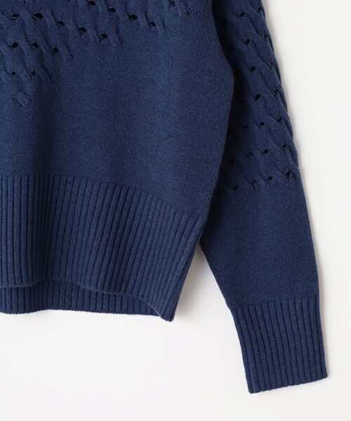 SEASON STYLE LAB / シーズンスタイルラボ ニット・セーター | アイレットニット | 詳細4