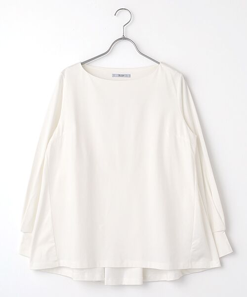 SEASON STYLE LAB/シーズンスタイルラボ バックドレーププルオーバー アイボリー 40 SEASON STYLE LAB/シーズンスタイルラボ バックドレーププルオーバー アイボリー 40