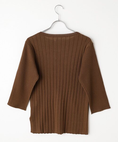SEASON STYLE LAB / シーズンスタイルラボ ニット・セーター | シアーリブニット | 詳細2