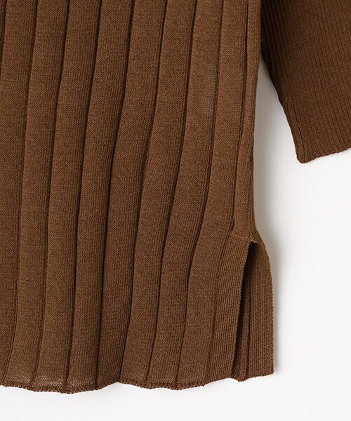 SEASON STYLE LAB / シーズンスタイルラボ ニット・セーター | シアーリブニット | 詳細5