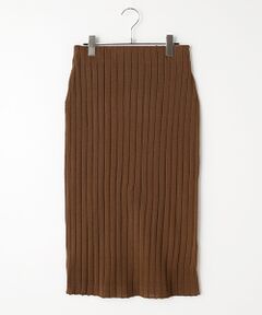 SEASON STYLE LAB / シーズンスタイルラボ ロング・マキシ丈スカート | シアーリブニットスカート