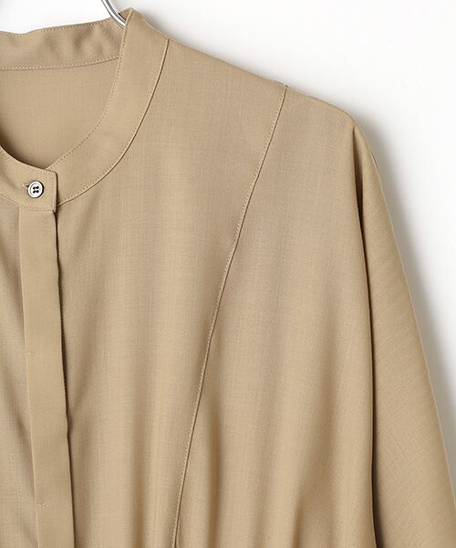 SEASON STYLE LAB / シーズンスタイルラボ ロング・マキシ丈ワンピース | ウールエステルワンピース | 詳細3