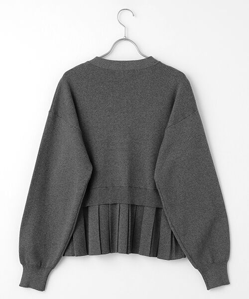 SEASON STYLE LAB / シーズンスタイルラボ カーディガン・ボレロ | プリーツヘムニットカーディガン | 詳細1