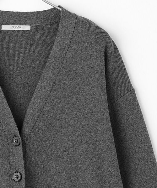 SEASON STYLE LAB / シーズンスタイルラボ カーディガン・ボレロ | プリーツヘムニットカーディガン | 詳細2