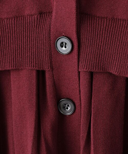 SEASON STYLE LAB / シーズンスタイルラボ カーディガン・ボレロ | プリーツヘムニットカーディガン | 詳細5