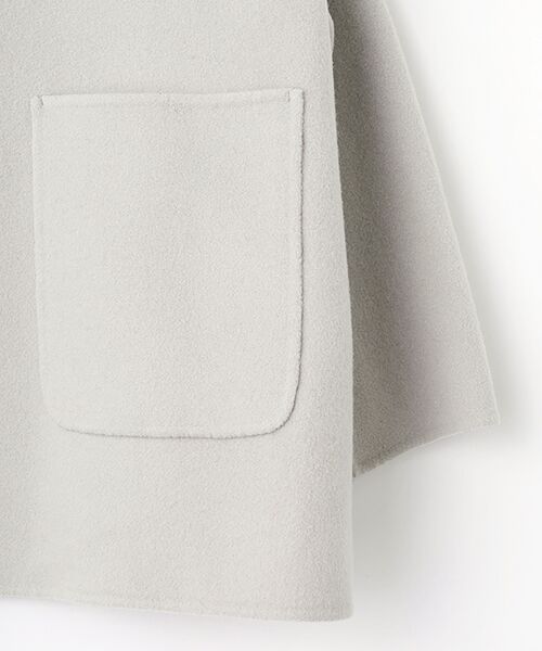 SEASON STYLE LAB / シーズンスタイルラボ テーラードジャケット | メルトンテーラードコート | 詳細4