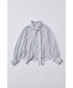 SEASON STYLE LAB / シーズンスタイルラボ シャツ・ブラウス | ドビーシフォンボウタイブラウス