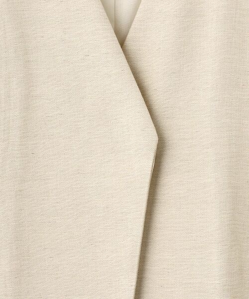 SEASON STYLE LAB / シーズンスタイルラボ ベスト | リネンツイルジレ | 詳細6