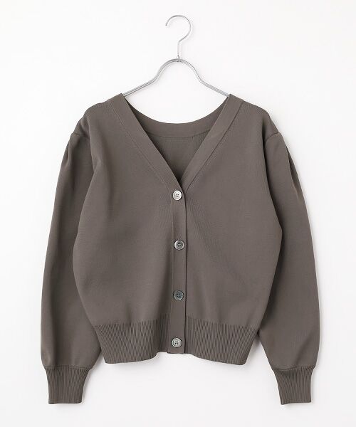 SEASON STYLE LAB / シーズンスタイルラボ カーディガン・ボレロ | ２ウェイニットカーディガン（チャコール）