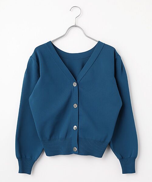 SEASON STYLE LAB / シーズンスタイルラボ カーディガン・ボレロ | ２ウェイニットカーディガン（ブルー）