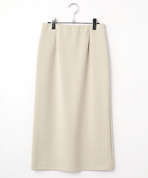 SEASON STYLE LAB / シーズンスタイルラボ ロング・マキシ丈スカート | ポンチIラインスカート（グレージュ）