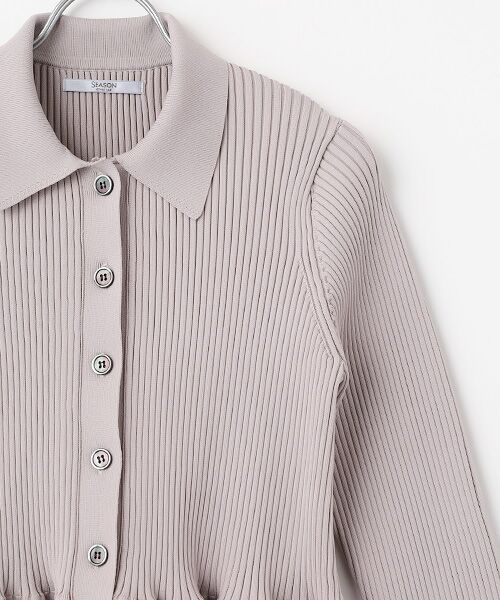 SEASON STYLE LAB / シーズンスタイルラボ ニット・セーター | ポロニットカーディガン | 詳細2