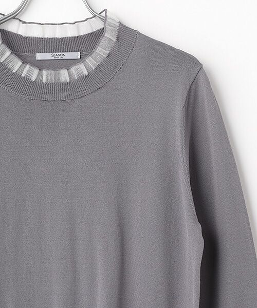SEASON STYLE LAB / シーズンスタイルラボ ニット・セーター | フリルプルオーバー | 詳細2