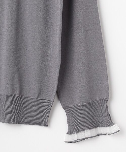 SEASON STYLE LAB / シーズンスタイルラボ ニット・セーター | フリルプルオーバー | 詳細3