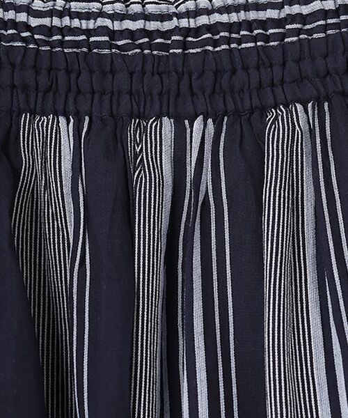 SEASON STYLE LAB / シーズンスタイルラボ ロング・マキシ丈スカート | Cotton Voile Stripe Slant Panel Skirt | 詳細8